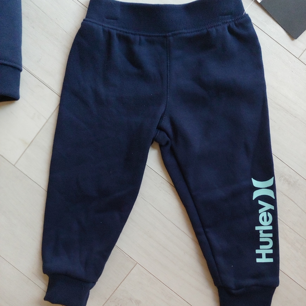 HURLEY NEW boys Hoodie Pull-over & Joggers Sweatpants Shark Design - Picture 6 of 16